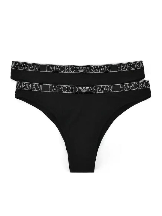 Βαμβακερά Γυναικεία Brazil 2Pack Μαύρα
