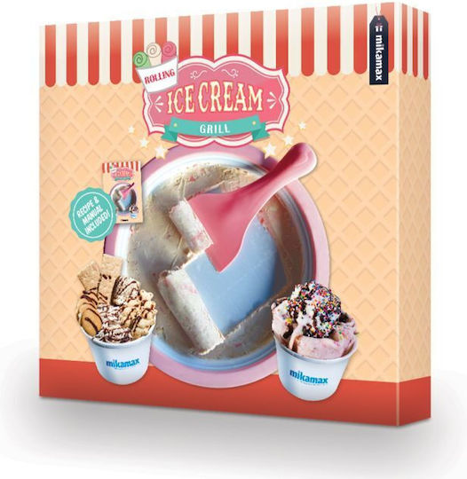 Mikamax Pastry Tool DIY Ice Cream Rolling Pan made of Plastic 30cm