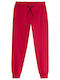 4F Kids Sweatpants Red 1pcs