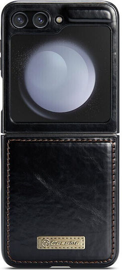 003 Lite Back Cover Δερμάτινο Μαύρο (Galaxy Z Flip5)