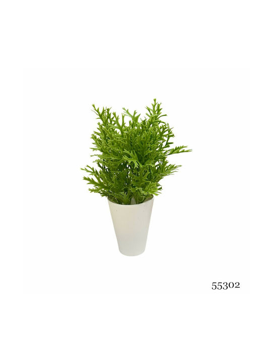 Ibergarden Plantă Artificială în Ghiveci Mic Διαστάσεων 13x13x25cm Green 1buc