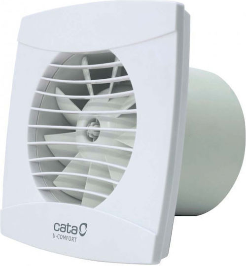 Cata Wall-mounted Ventilator Bathroom 100mm Silver
