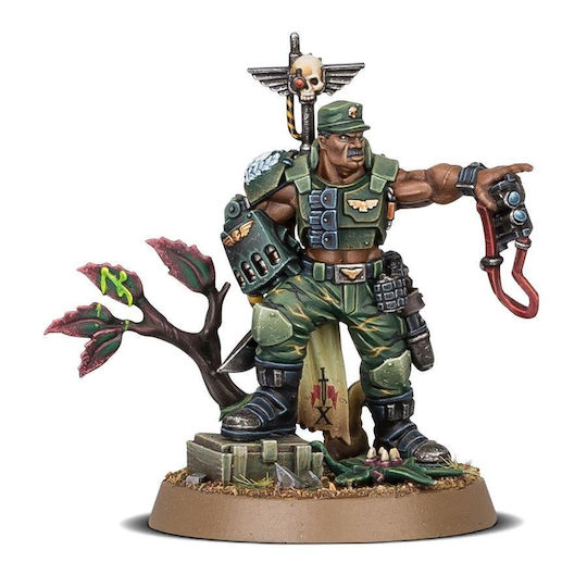 Games Workshop Warhammer 40.000 - Astra Militarum Catachan Colonel Figure