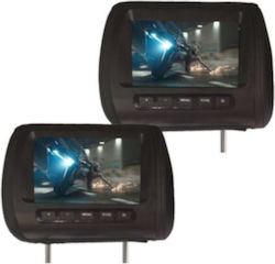 7" Multimedia Screen for Headrest with Apple CarPlay Android Auto Bluetooth GPS