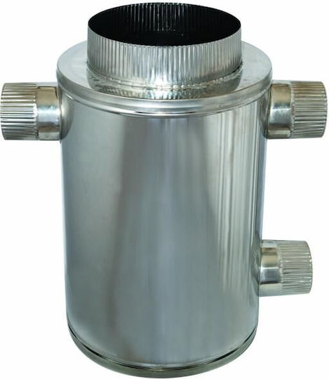 Technometal Chimney Heat Exchanger Inox 200mm Silver