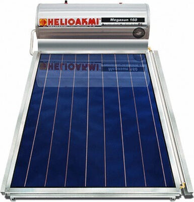 Helioakmi Ηλιακός Θερμοσίφωνας 160lt Glass Διπλής Ενέργειας 2.1τ.μ. Επιλεκτικός