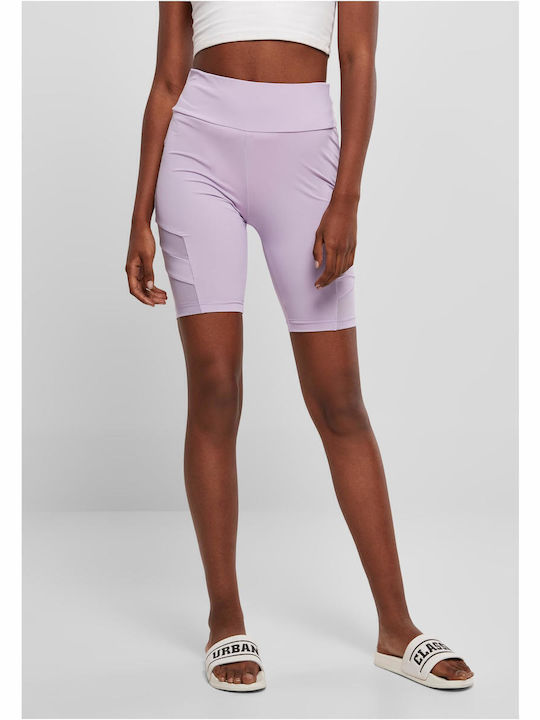 Instruire Colanti de femei Colanti-scurti Talie inalta Violet