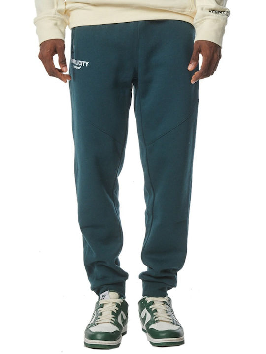 Body Action Sweatpants with Elastic Green