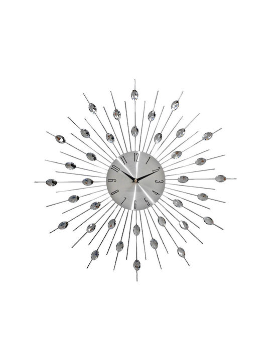 Ankor Wall Clock Metallic Transparent Ø56cm 827947