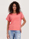 Monari Women's Blouse Short Sleeve Orange