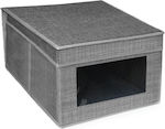 Tpster Fabric Storage Box For Clothes in Gray Color 25x35x16cm 1pcs