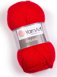 YarnArt Art Ακρυλικό Κόκκινο 200m 100gr