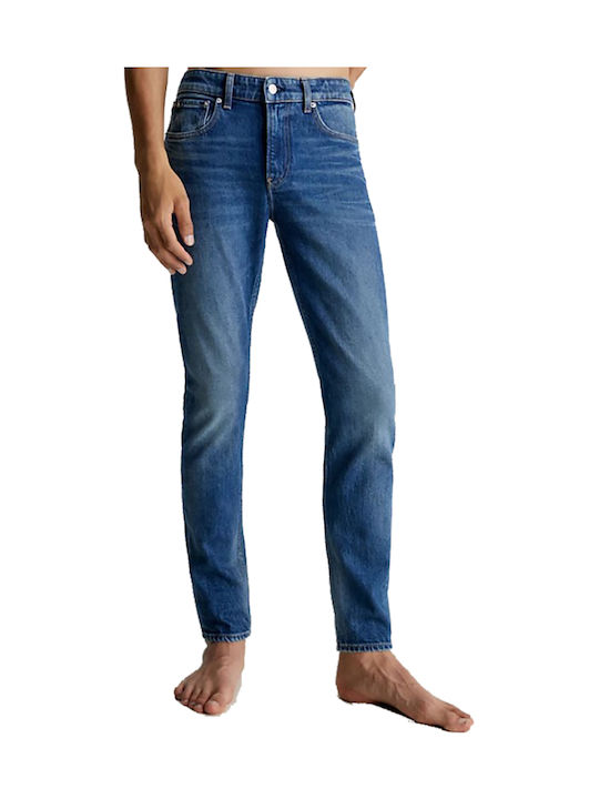 Ανδρικό Παντελόνι Τζιν Slim Tapered Fit Μπλε