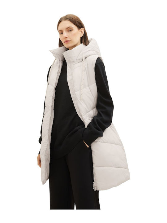 Tom Tailor Lang Damen Ärmellos Puffer Jacke für...