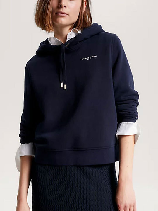 Tommy Hilfiger Women's Hooded Sweatshirt Light Blue