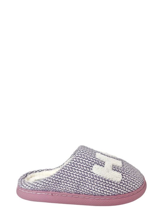 Ligglo Winter Women's Slippers in Purple color