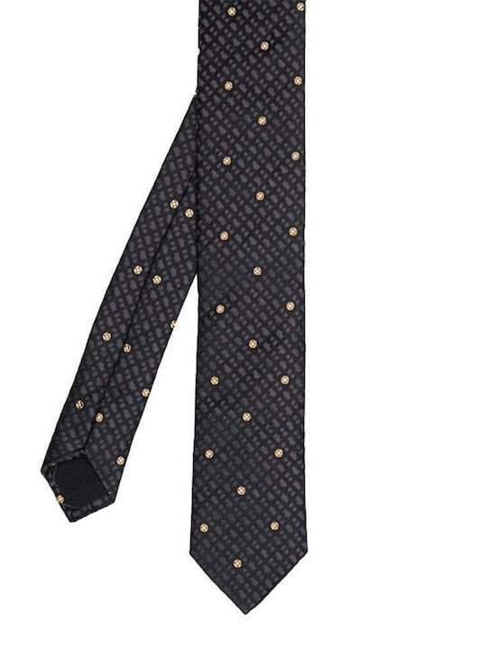 Hugo Boss Men's Tie Silk Printed in Black Color