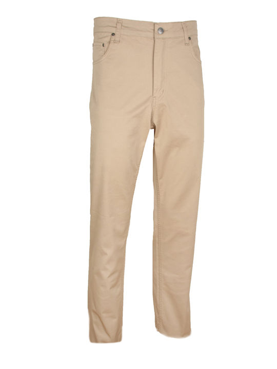 Stefansxxl Herrenhose Elastisch Beige