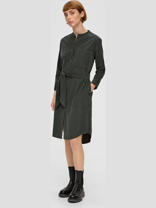 Red Label Midi Seemisie Dress Khaki