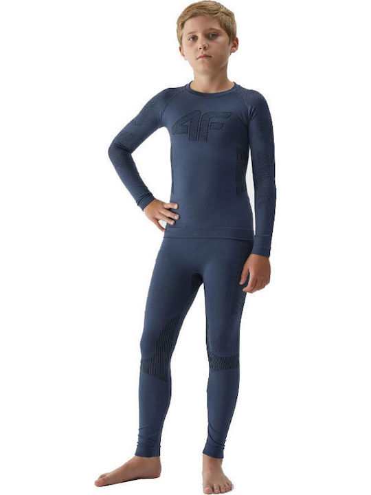 Kids Thermal Set Navy Blue