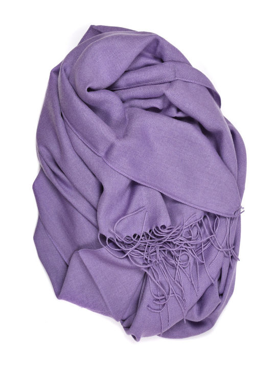 Ariela Montero Women's Wool Scarf Lilac