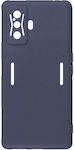 Matt Back Cover Silicone Blue (Poco F4 GT 5G)