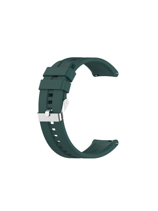 Buckle Λουράκι Σιλικόνης Γκρι (Galaxy Watch 3 45mmHuawei Watch GT 2eHonor GS Pro)
