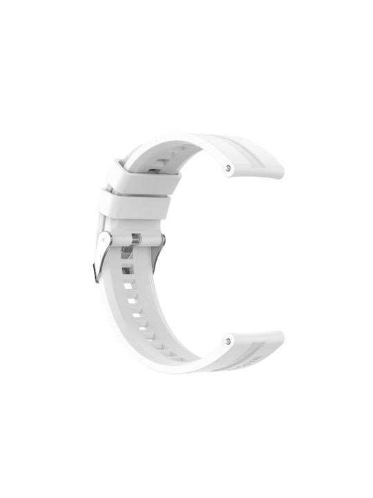 Buckle Λουράκι Σιλικόνης Γκρι (Galaxy Watch 3 45mmHuawei Watch GT 2eHonor GS Pro)