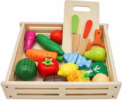 Joyland Kids Basket With Fruits & Vegetables Garden Wooden for 3+ Years