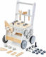 Joyland Kids Workbench Work & Trolley Crafty made of Wood for 3+ Years Old 47.5 cm.