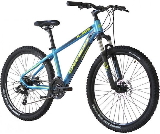 Carrera 2000 27.5" 2023 Blue Mountain Bike with Speeds and Hydraulic Disc Brakes