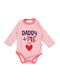 Queen Mother Baby Bodysuit Set Fuchsia