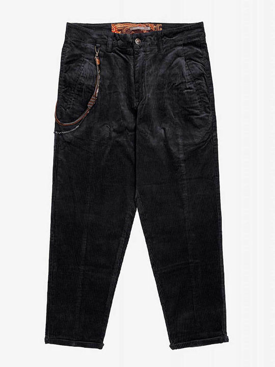 Hose in Lockere Passform Schwarz