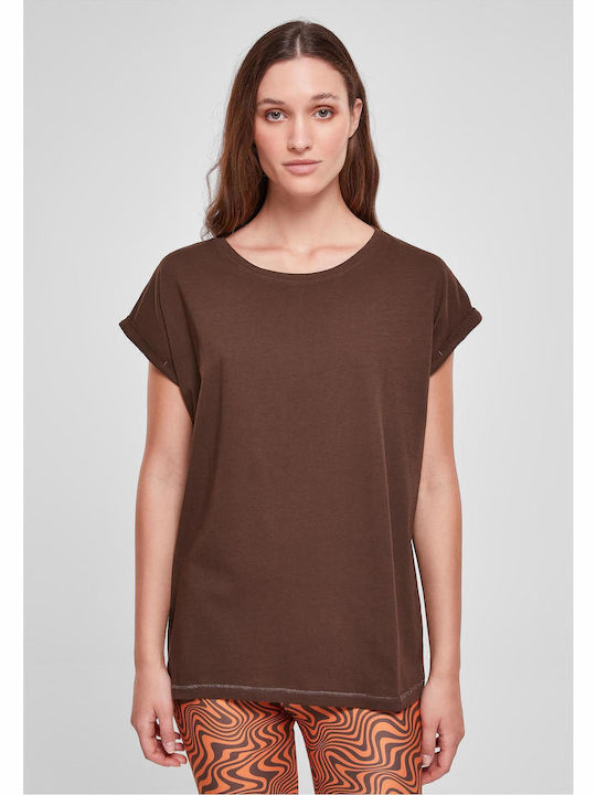 Urban Classics Γυναικείο T-shirt BROWN