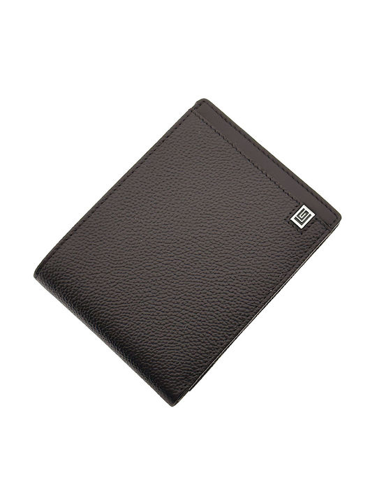 Guy Laroche Men's Leather Wallet with RFID Brown