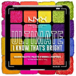 Nyx Professional Makeup Ultimate Shadow Palette I Know That's Bright Lidschatten-Palette in fester Form Bunt