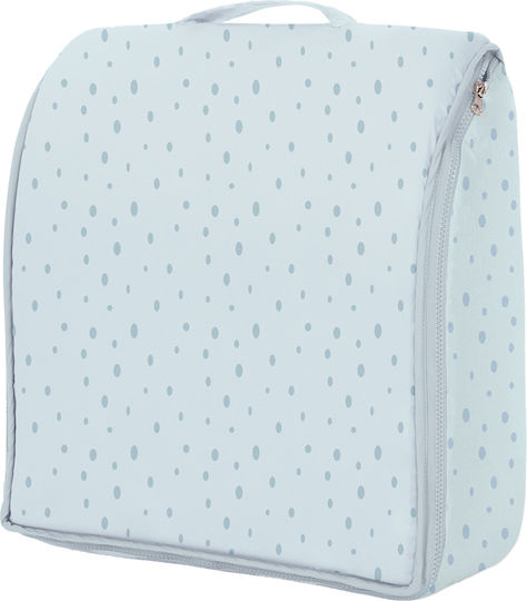 Kikka Boo Βρεφικό Μαξιλάρι Μείωσης Χώρου Memory Foam Dots Blue