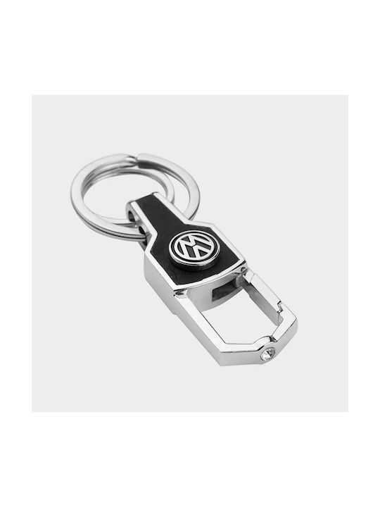 Volkswagen Keychain Metallic Silver