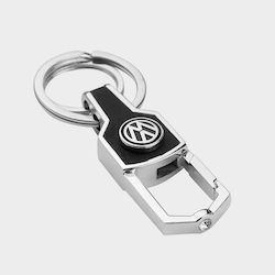 Volkswagen Keychain Metallic Silver