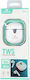 Leewello LY-065 Earbud Bluetooth Handsfree Earphones with Charging Case White
