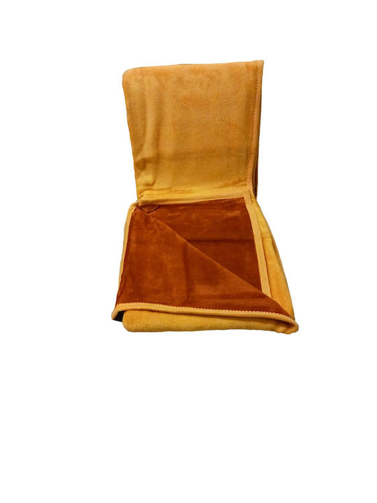 Manterol Casa Bambu Κουβέρτα Ισπανίας Υπέρδιπλη 220x240εκ. Πορτοκαλί/Κεραμιδί