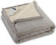 Eurolamp Single Electric Washable Blanket with Timer Gray 120W 80x130cm
