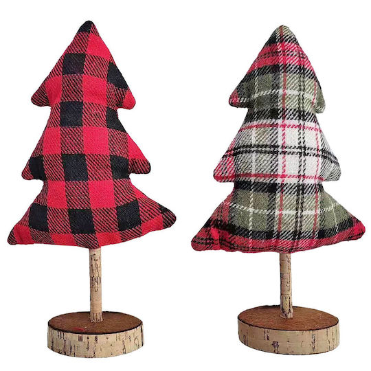 Christmas Decorative Wood Tree 20cm