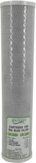 Waterrower Water Filter Replacement Central Water Filtration System made of Activated Carbon 20" Carbon Block 20 Big 10 μm