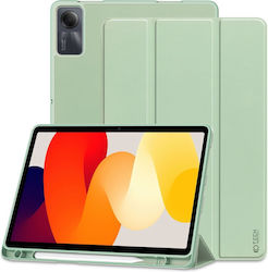 Tech-Protect SC Pen Flip Cover Synthetic Leather / Plastic Matcha Green (Redmi Pad SE 11")