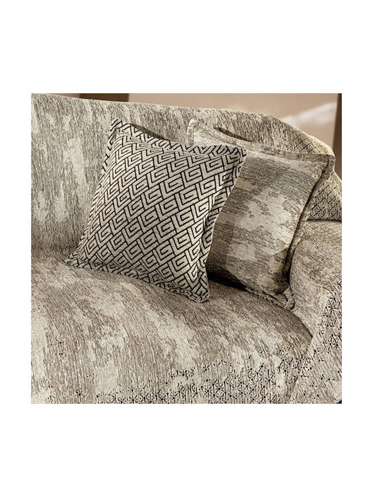 Guy Laroche Decorative Pillow Case Nobel from 100% Cotton Sand 50x50cm.