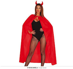 Carnival Cape Red for Halloween made of Plastic