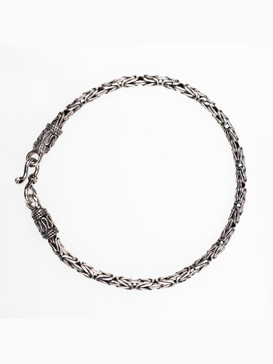 Bracelet Chain with design Byzantine made of Silver