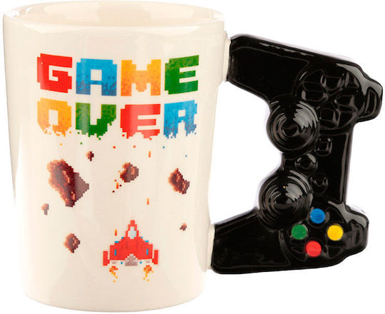 Puckator Game Over Κούπα Κεραμική Πολύχρωμη 350ml
