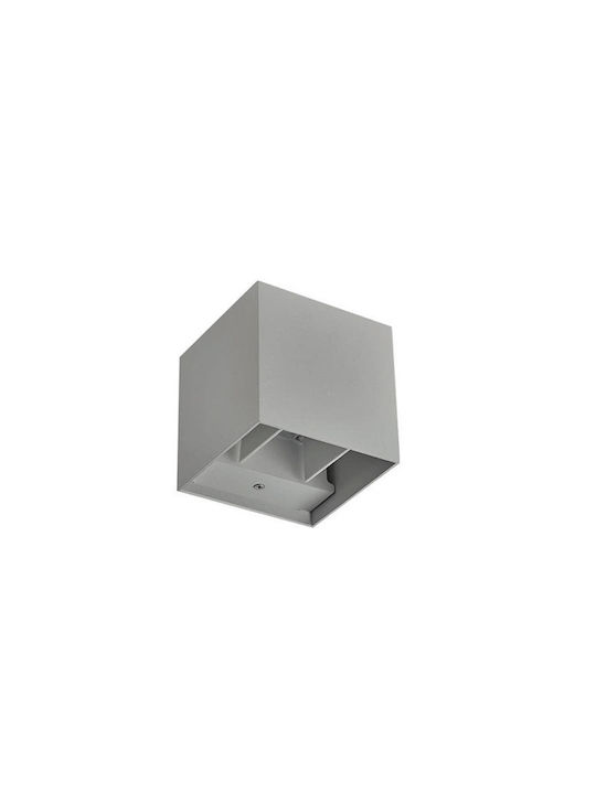Redled Стенно Външно Спот Осветление LED IP65 с Регулируемо бяло Светлина Двоен лъч